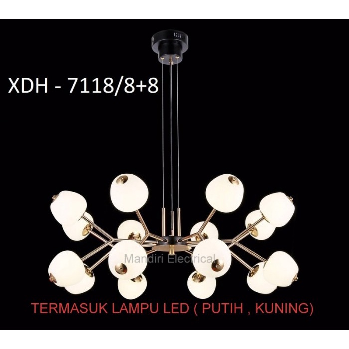 Lampu Gantung Modern minimalis Ruang Tamu Vintage Dekorasi - 7118