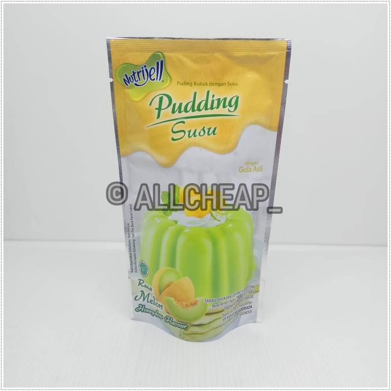 nutrijel PUDING susu rasa MELON flavour 145gr (5.11oz)