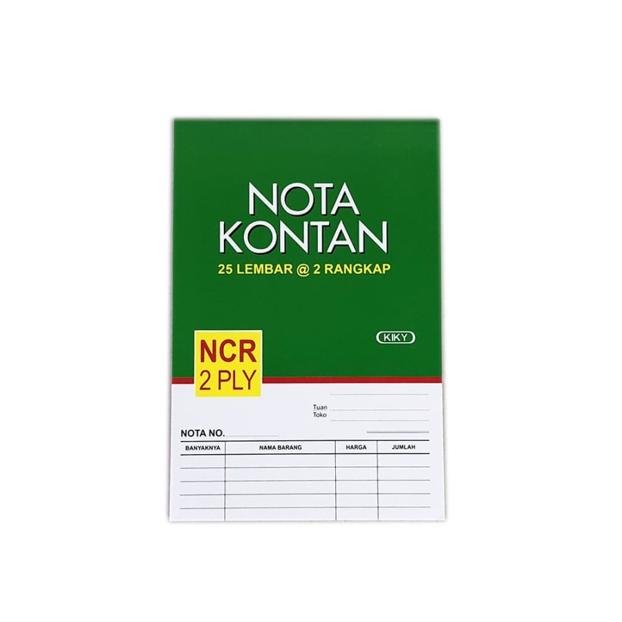 

Kiky Buku Nota kontan 2 Ply kecil 25 lembar 2 Rangkap Karbon Grosir