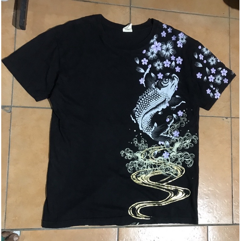 tshirt/kaos sukajan ikan koi second