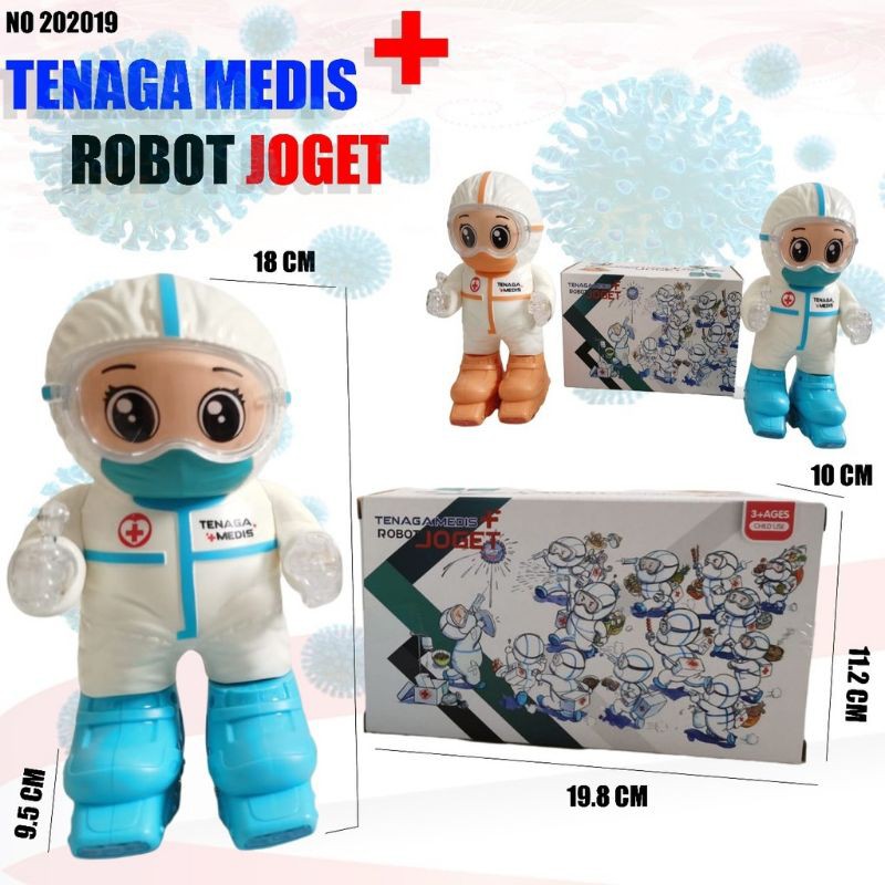 Mainan Robot Dance Tenaga Medis /Robot Dancing Medical 202019