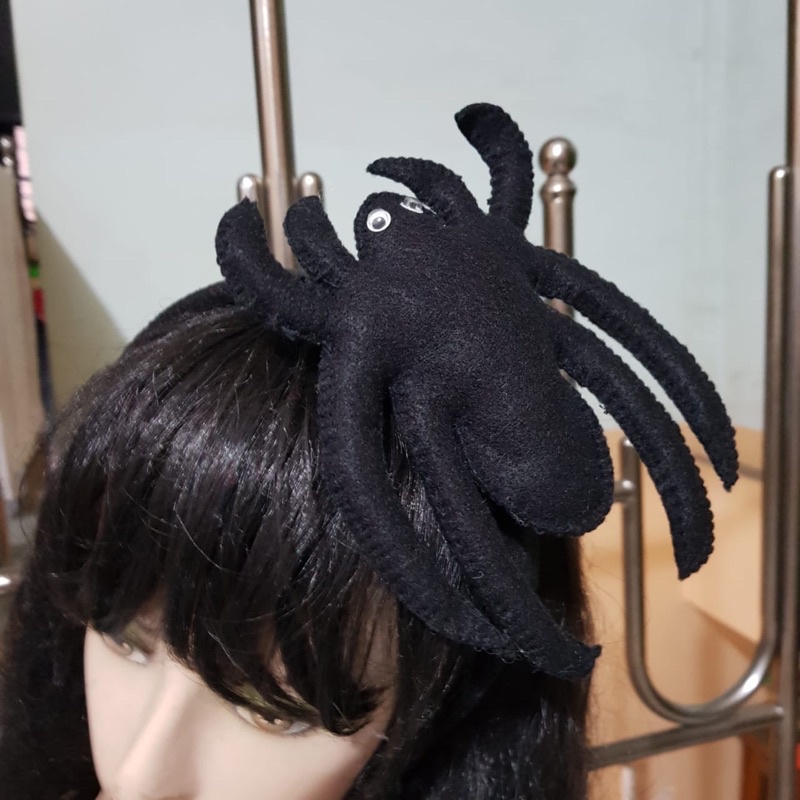 Bando Spider Bando Haloween Labalaba Hitam Kostum Spider Halloween Black Spider kostum Halloween