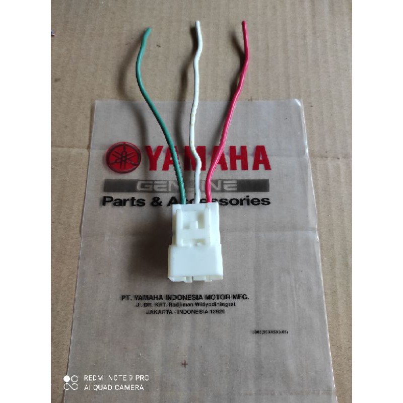 soket spull acg ecg Yamaha fi Aerox 155 freego Lexy asli 3 pin kabel body bagian ecu