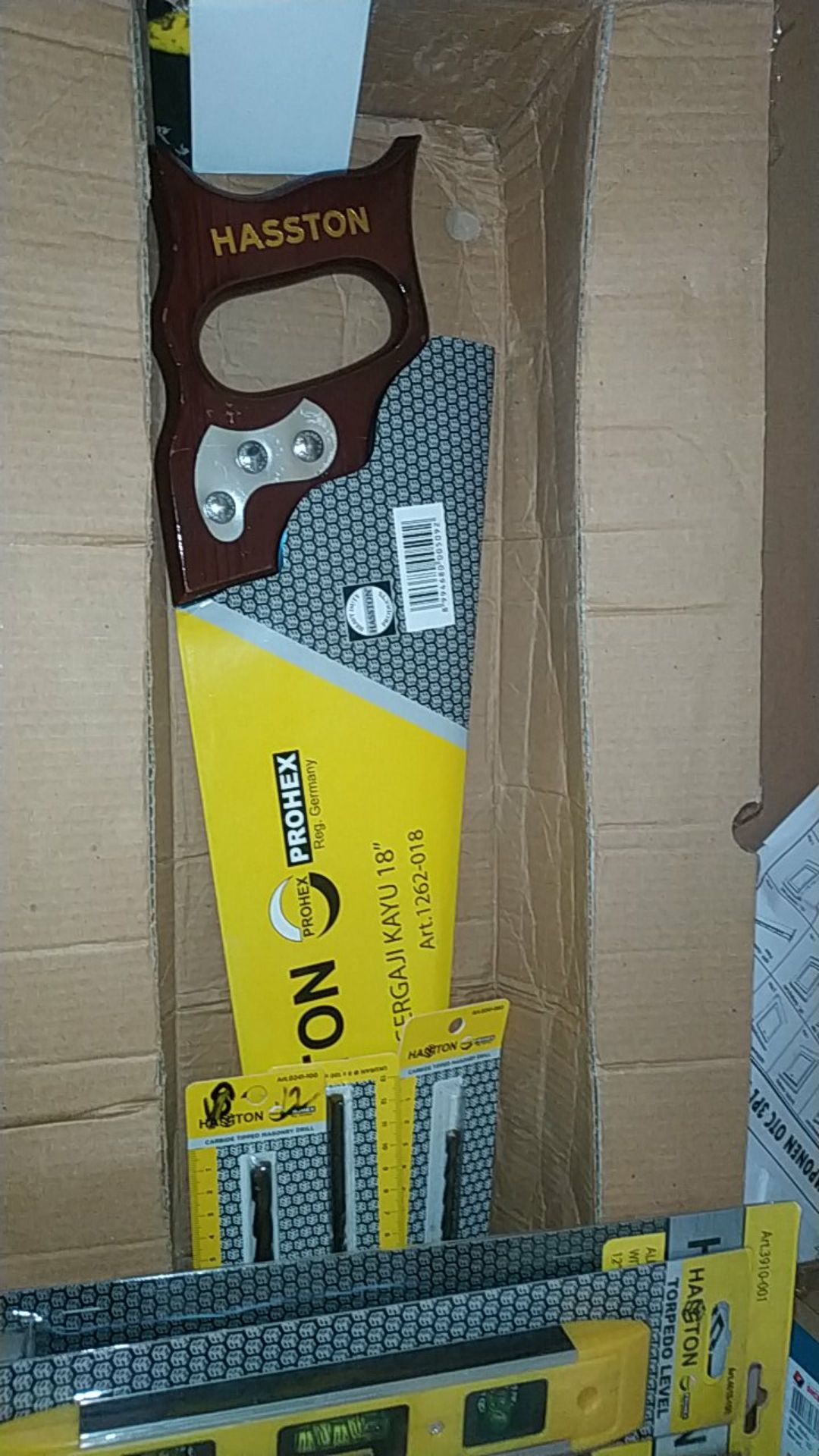 Gergaji Kayu Plat Hitam 18 Inchi Hasston Prohex