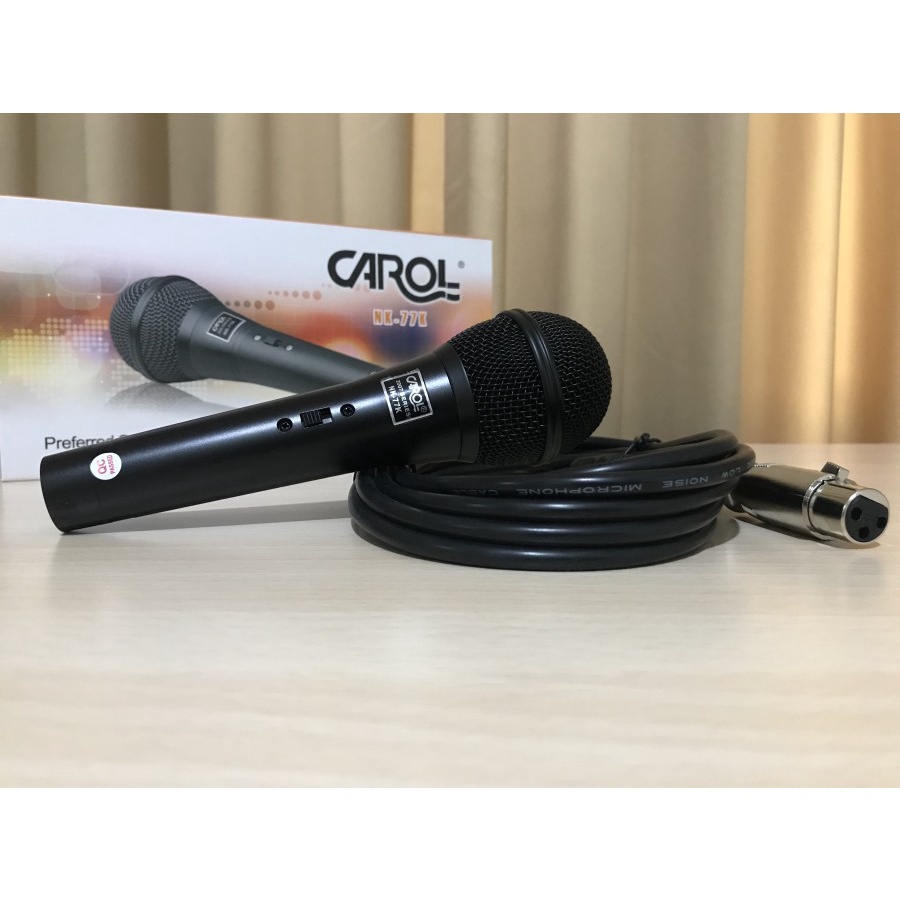 MICROPHONE MIC CABLE MIKROPON MIK KABEL CAROL NK-77K 3.5M 3.5 METER ORIGINAL ORI MURAH BAGUS TERLARIS TERBAIK GARANSI