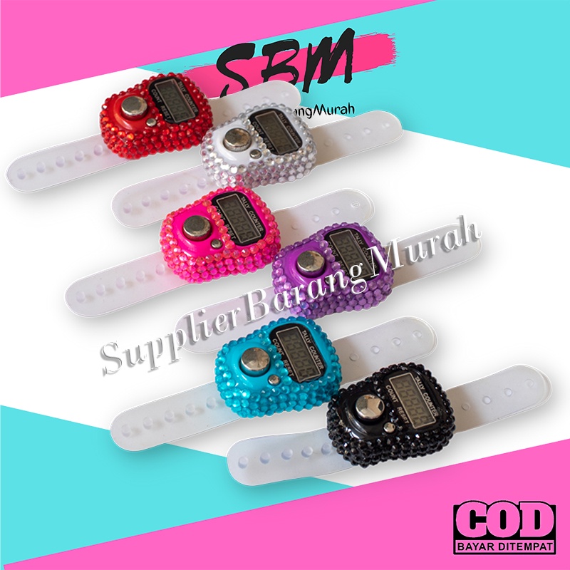 Tasbih Digital Mata Kristal FS1267