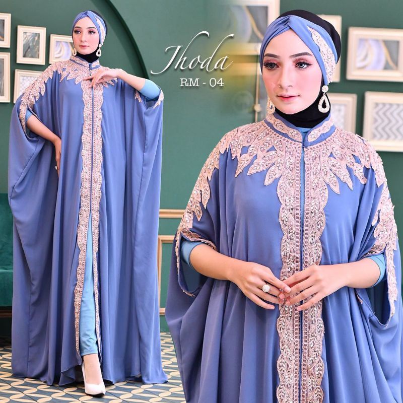 kaftan jodda, kaftan nadia, kaftan ceruty baby doll by riska mode