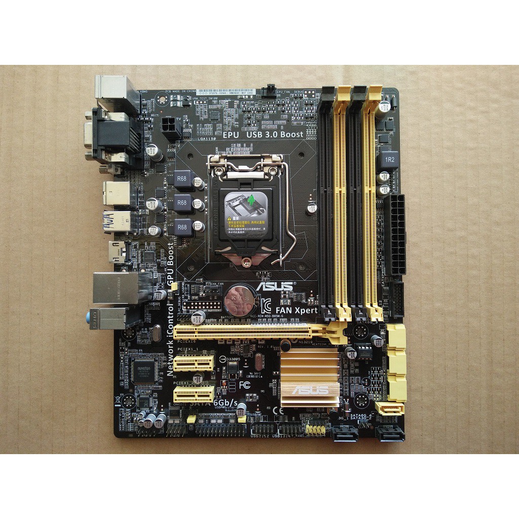 MOBO Mainboard Motherboard Gaming ASUS B85M-G LGA1150 B85 H81 H87 H97 Q85 Q87 Z97 4-slot RAM USB 3.0