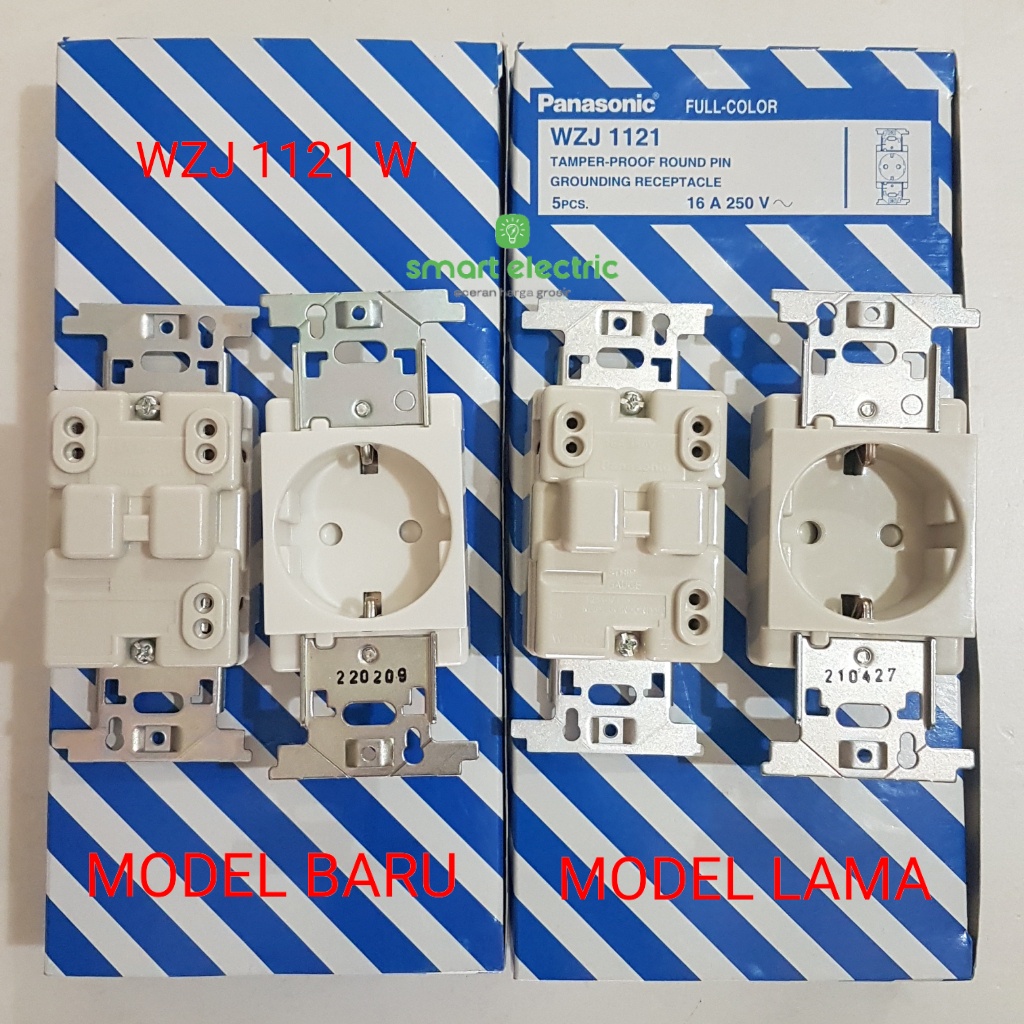 Panasonic Stop Kontak Arde WZJ 1121 WZJ 1121W Model Baru & Lama Bagus