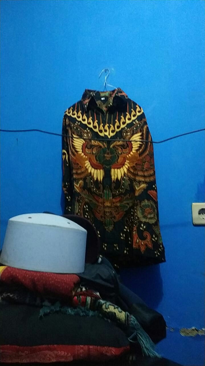 Kemeja Batik Pria Lengan Panjang Size M L Xl Xxl Bswart Batik Hrb026 Kenango Panjang Padi