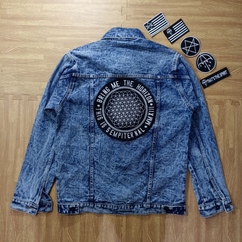 BACKPATCH EMBLEM BMTH BIG SIZE SATU SET BEST QUALITY