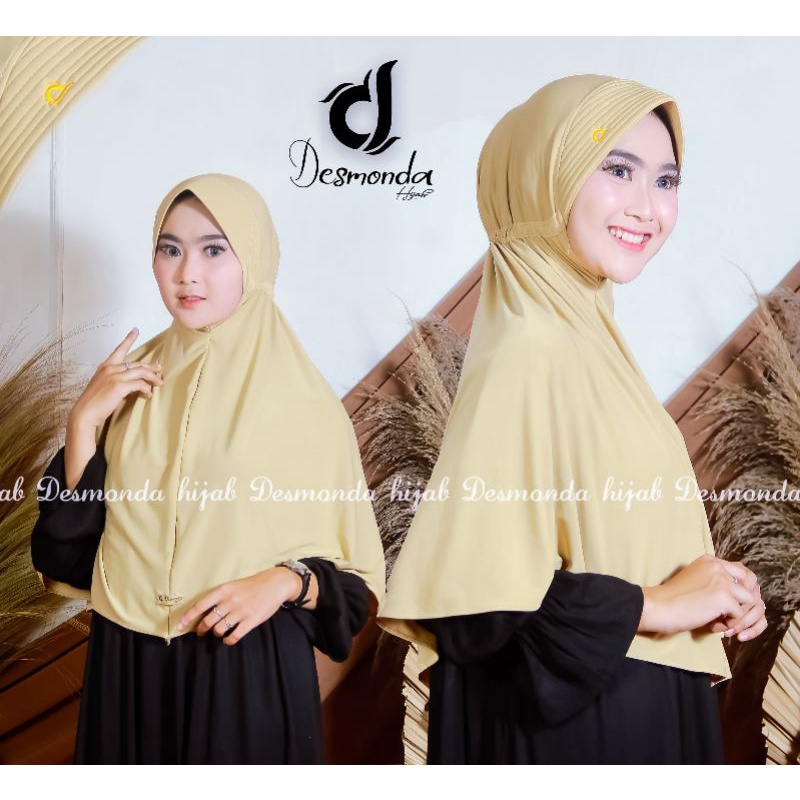 KERUDUNG SERUT JUMBO SIZE XL JERSEY BY DESMONDA HIJAB