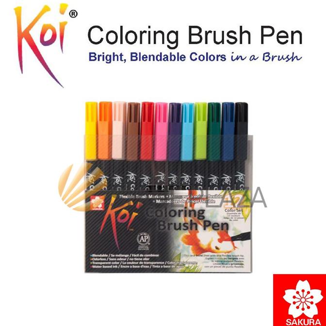 

[[COD]] Sakura Koi Brush Pen Set 12 - Sakura Koi Coloring Brush Pen Set 12 TERBATAS Kode 132