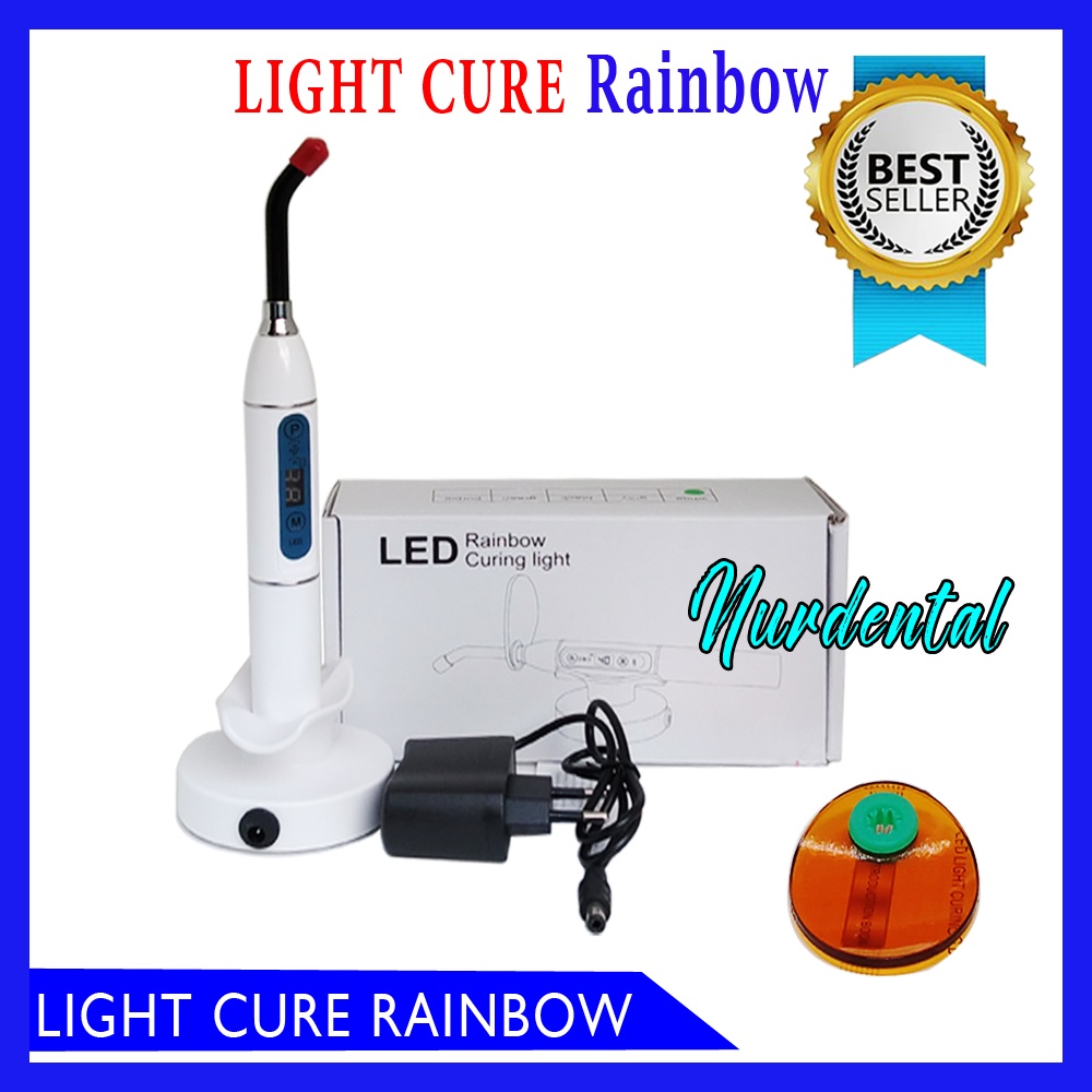 Jual LIGHTCURE LIGHTCURING LIGHT CURE RAINBOW LASER GIGI Shopee Indonesia