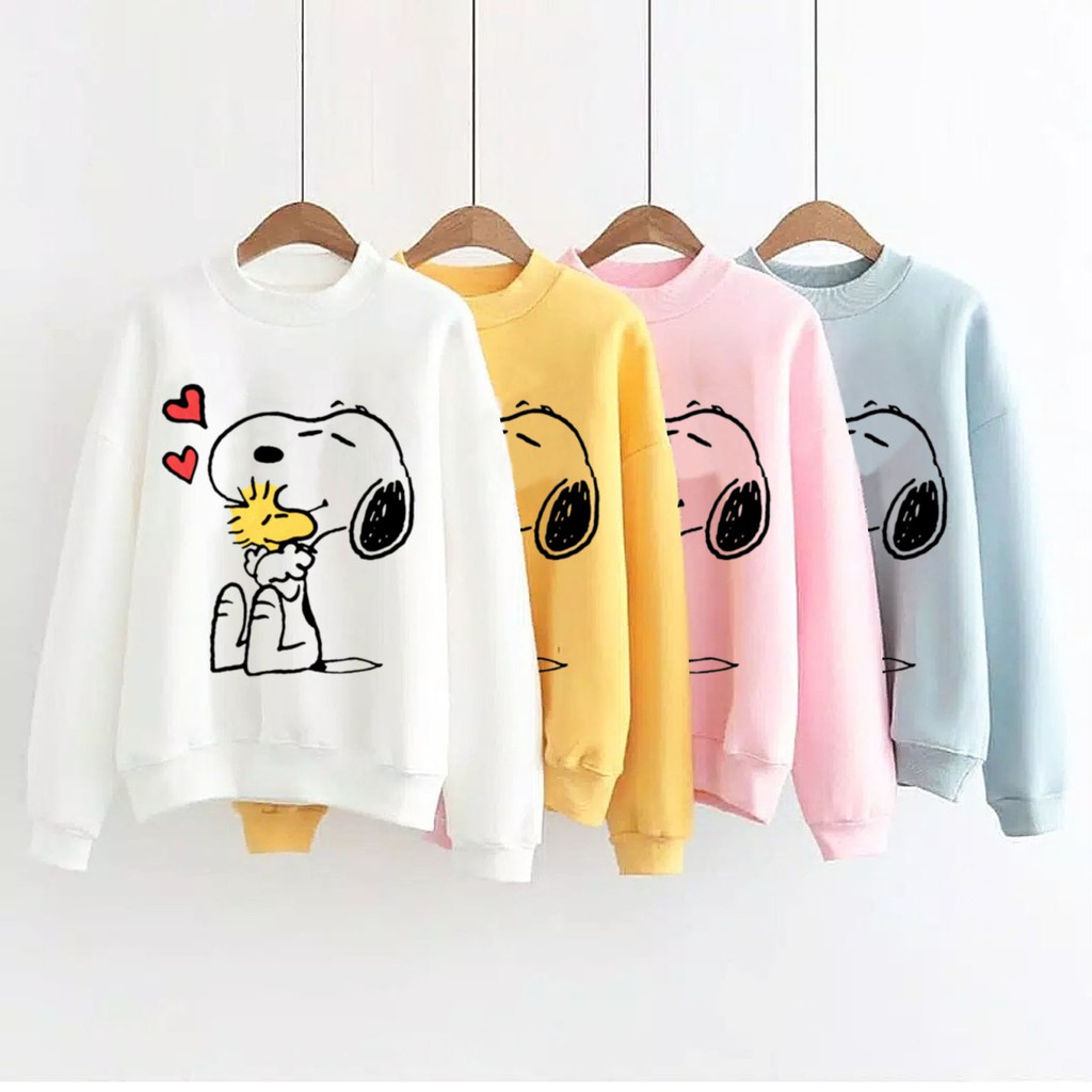 Sweater Murah Wanita / Sweater Lengan Panjang Wanita SNOPY