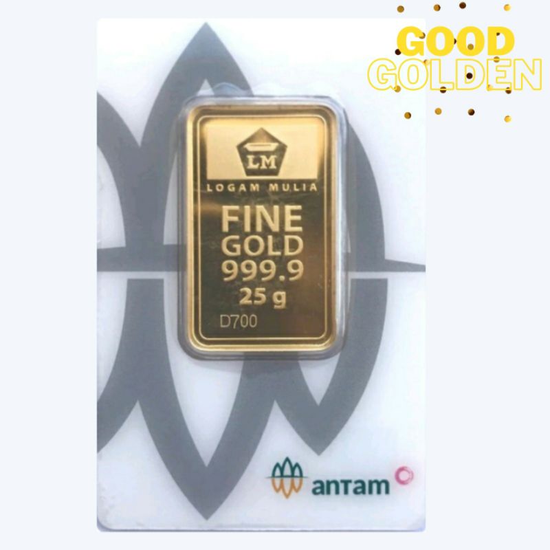Logam Mulia Emas Antam 25 gram Press Certieye LM
