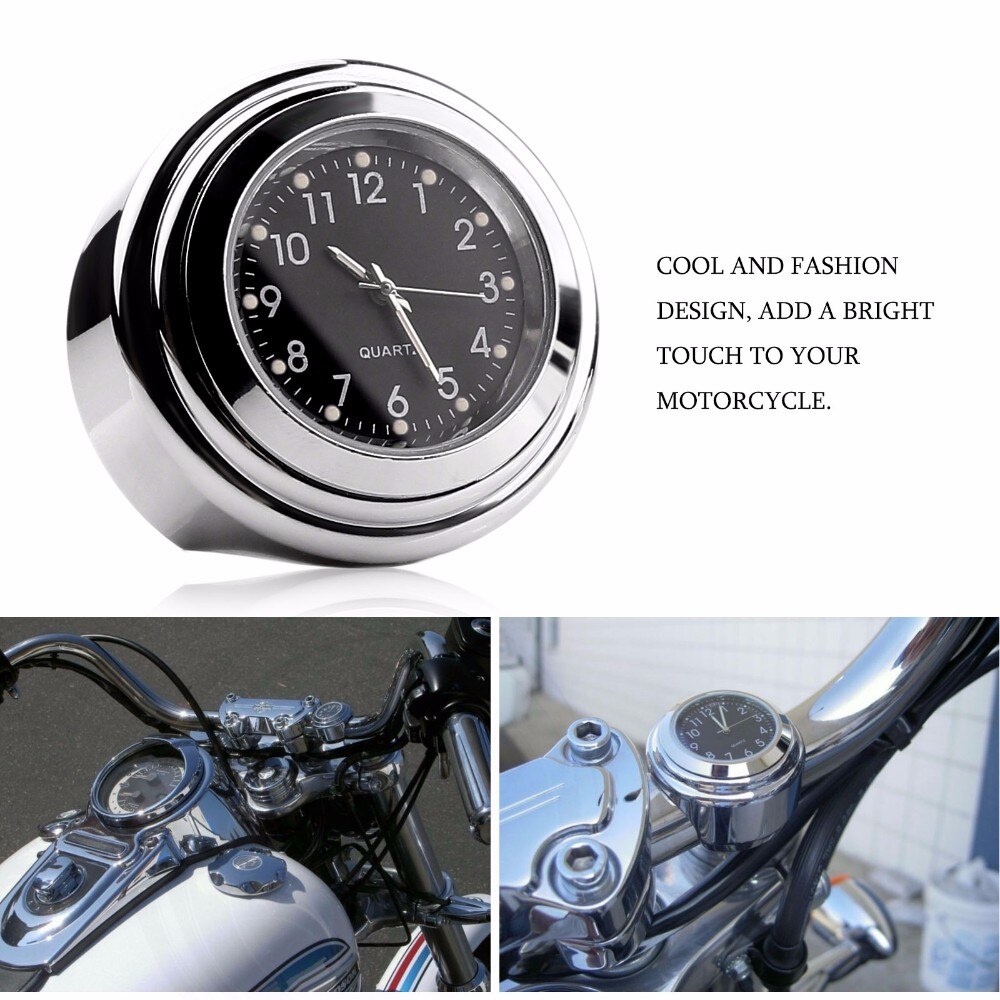 YGRETTE - BICYCLE WATCH CLOCK HANDLEBAR JAM UNTUK DI STANG SEPEDA HANDLEBAR WATERPROOF ALUMINIUM