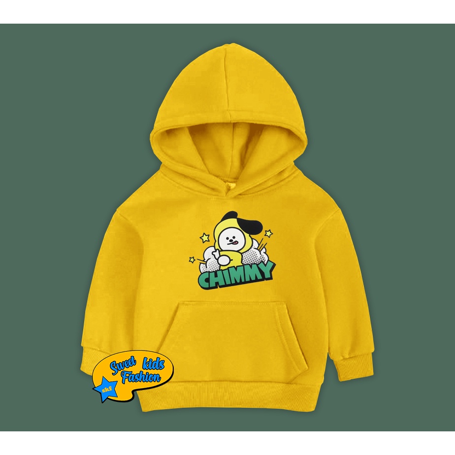 Jaket Hoodie Anak BT21 Chimmy BTS Hoodie Sweater Anak BT21 BTS Chimmy