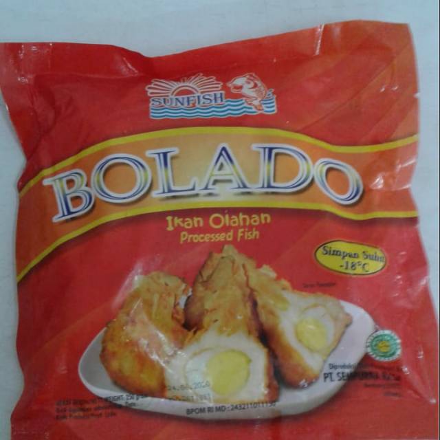 

Bolado ikan olahan isi telur 250 gr Sunfish