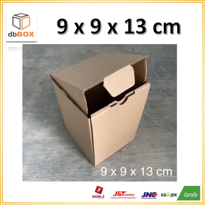 

Kardus 9 x 9 x 13 cm --box Die Cut dan easy usage--