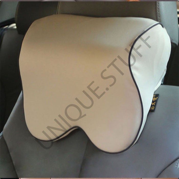 Bantal kepala sandaran leher jok kursi mobil memory foam premium