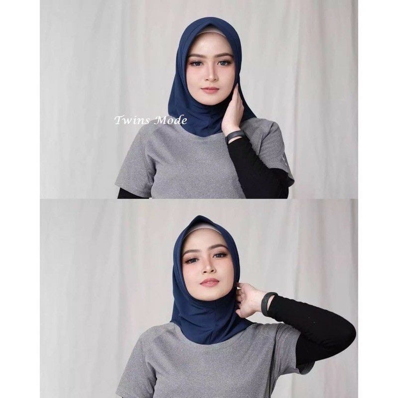 (KJI) HIJAB SPORT COVA INSTAN JERSEY PREMIUM