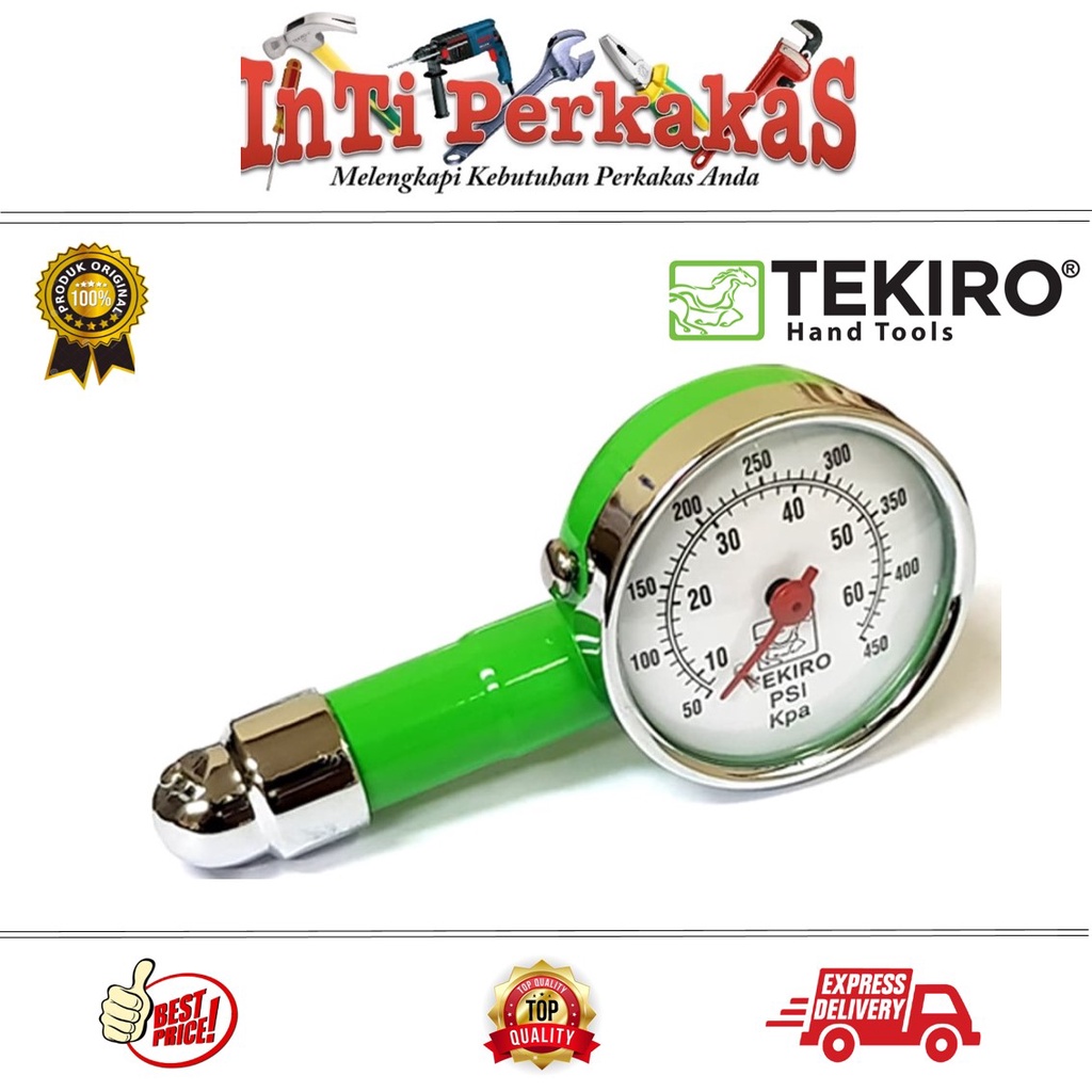 PENGUKUR TEKANAN ANGIN BAN TEKIRO ALAT PERKAKAS PENGUKUR TEKANAN ANGIN