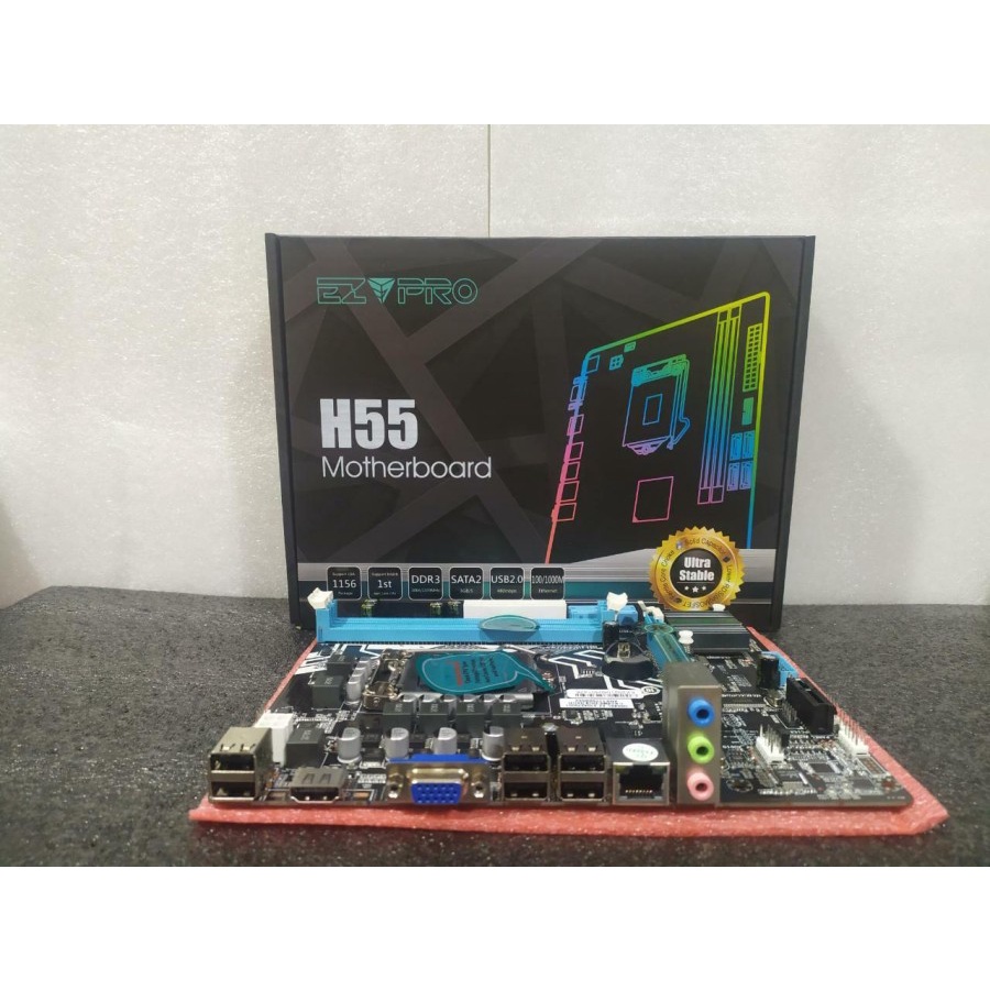 Motherboard EzPro H55 - Socket LGA 1156 HEMATNYA NAMPOL GAN