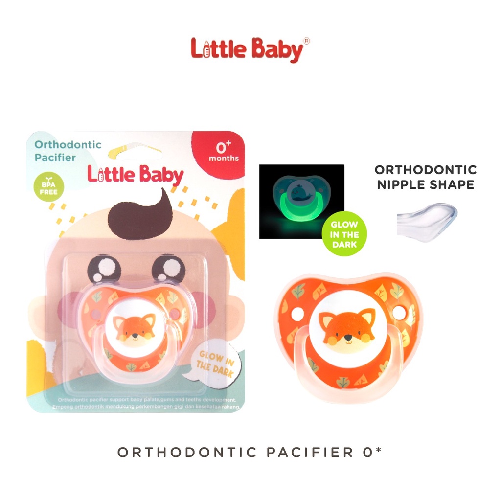 Little Baby Pacifier Glow In The Dark Empeng Bayi 0m+