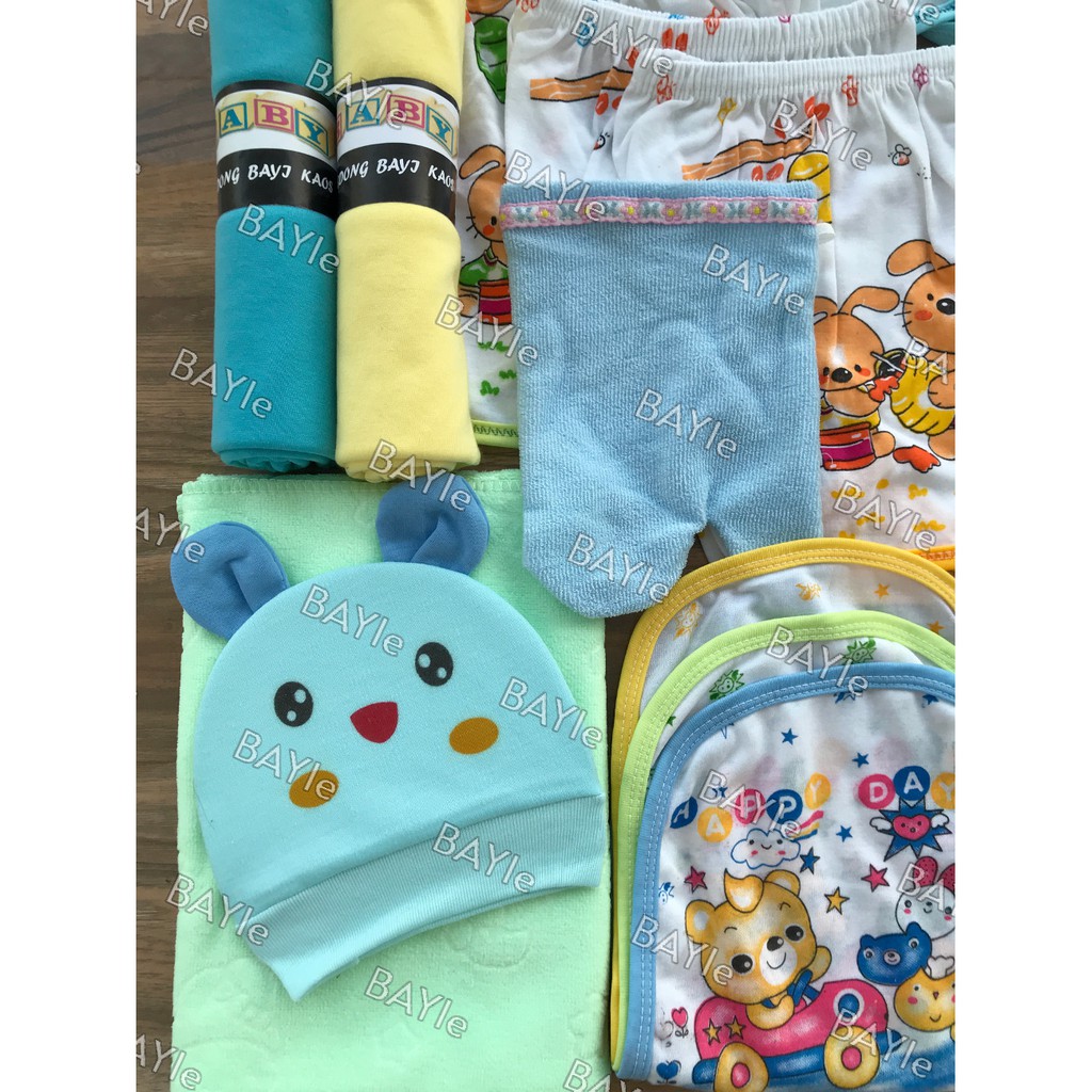 BAYIe - Paket Hemat Perlengkapan Baju Bayi Baru Lahir (New Born) Ekonomis dan Hemat PAKET HANDUK