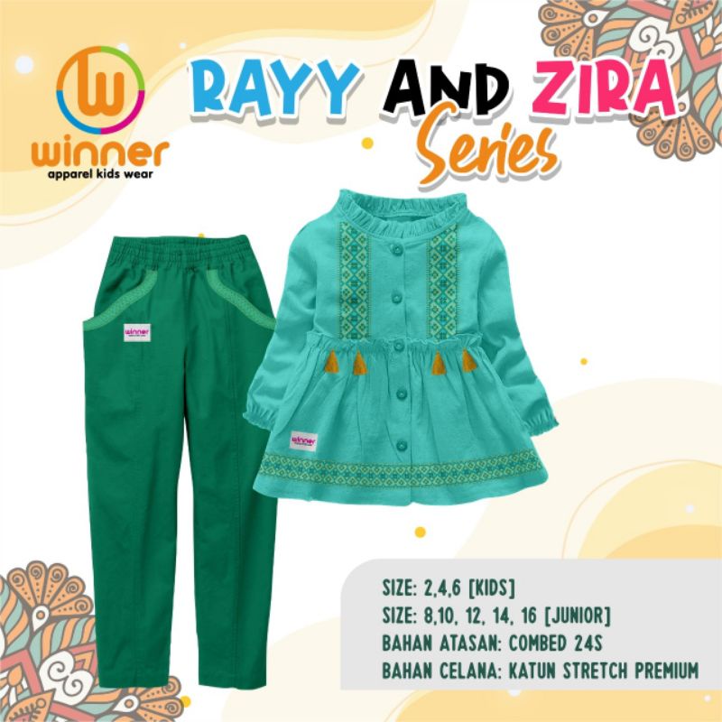 Afsheenastore Setelan Anak Perempuan Zira By Winner