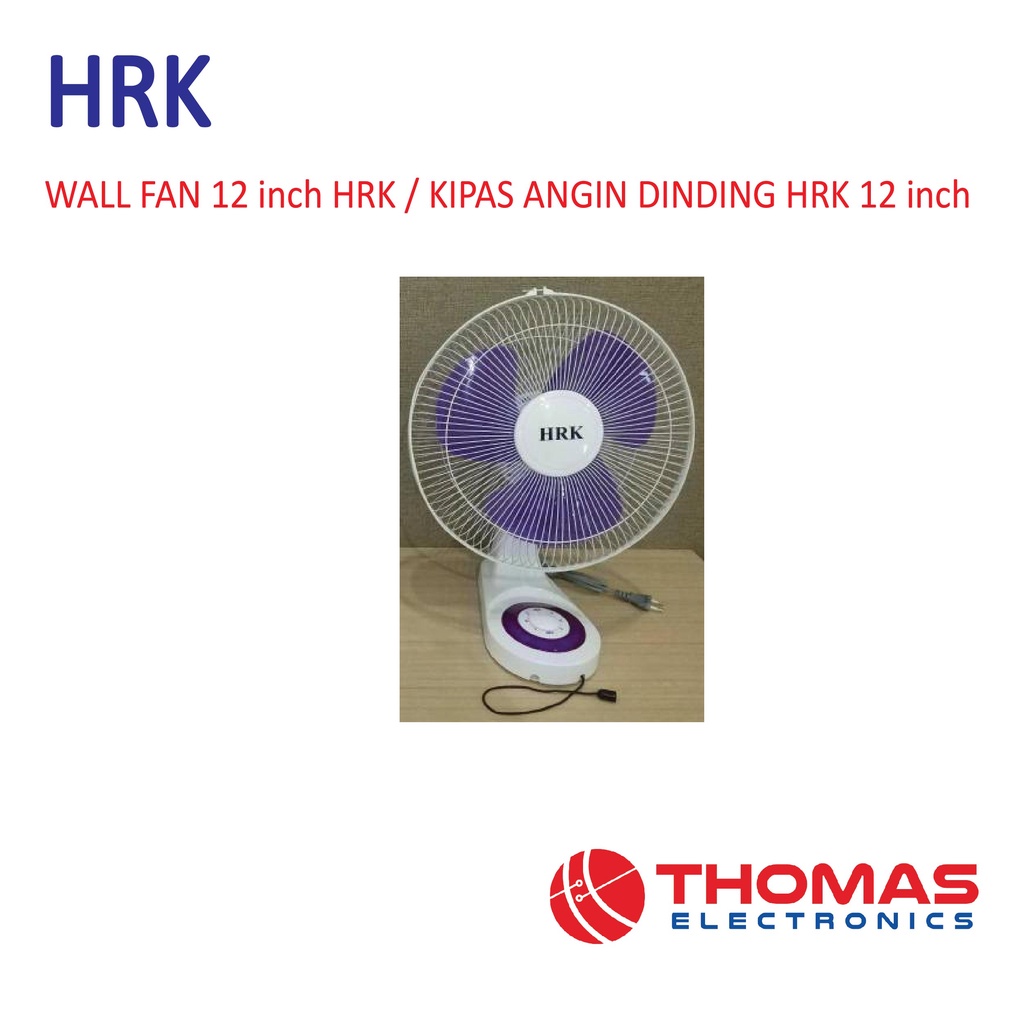 WALL FAN 12 inch HRK  KIPAS ANGIN DINDING HRK 12 inch