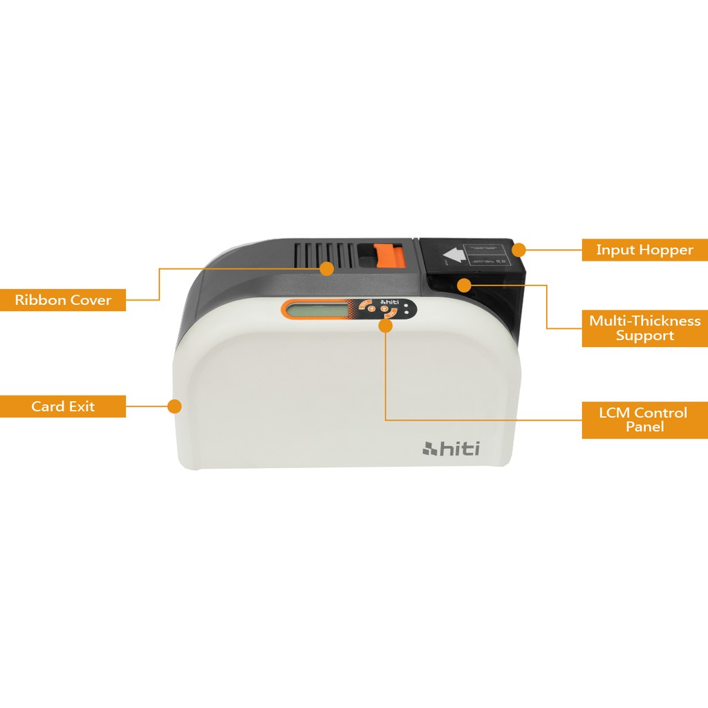 PRINTER ID CARD HITI CS200E PRINTER MEMBER CARD PVC RFID PRINTER KARTU PASIEN KLINIK RUMAH SAKIT