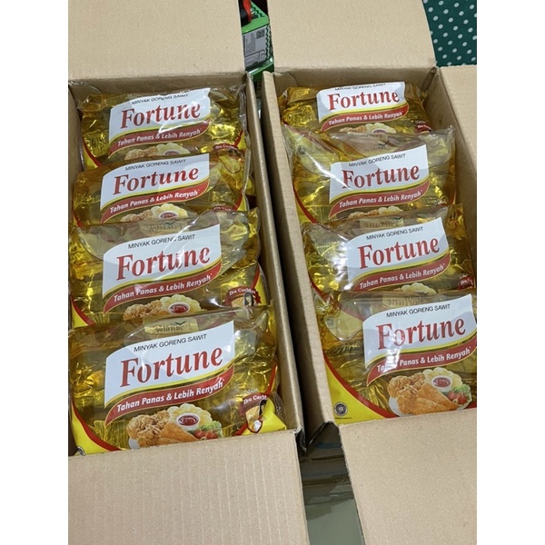 Jual Minyak Goreng FORTUNE 1 Liter Minyak Kemasan BANTAL 1 L Fortune