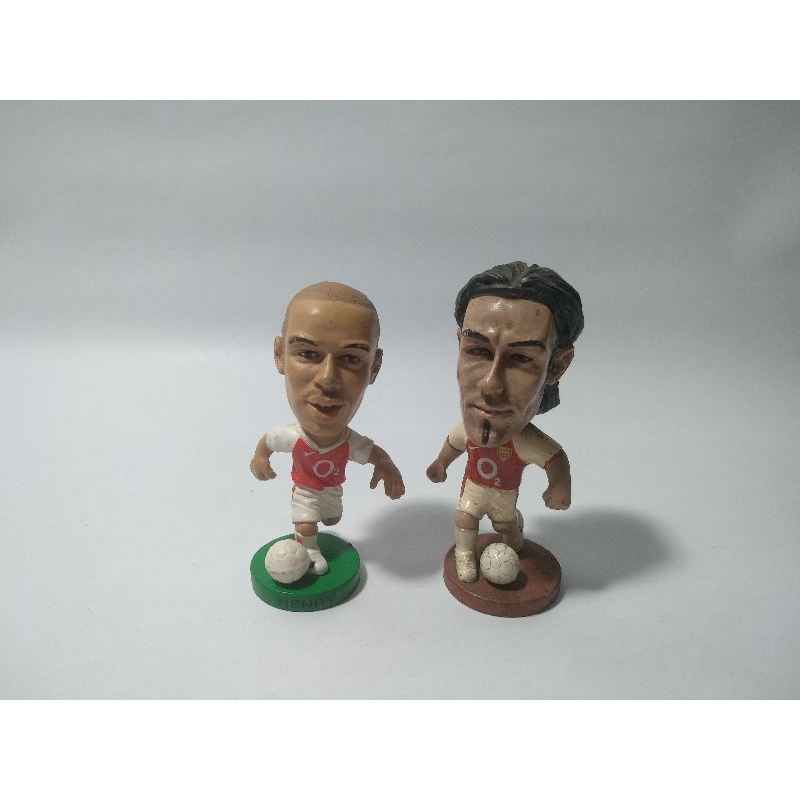 Robert Pires Thierry Henry Football Soccer Legend Sepakbola Figure Toys Rare Jadul Vintage Klasik