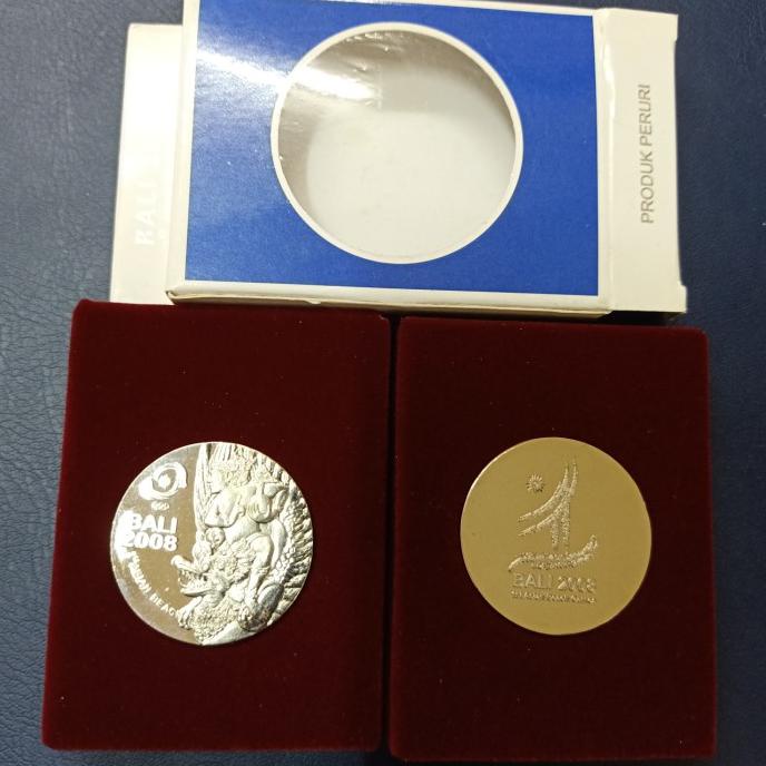 Medali Asian beach games bali 2008 produk Peruri .