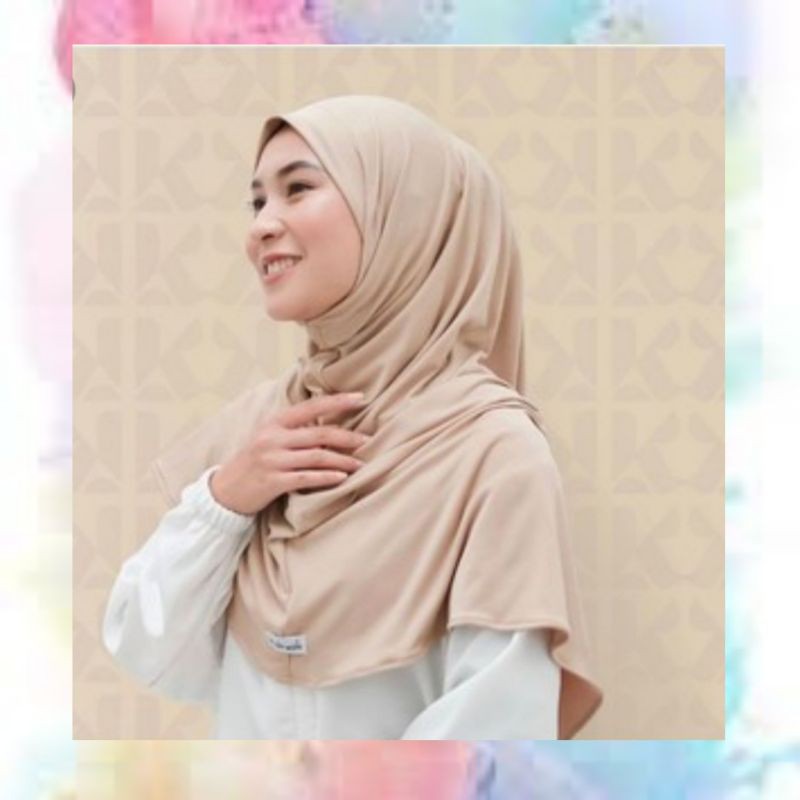 Jual Jilbab Kerudung Fatimah Instant by Khalewale Butter