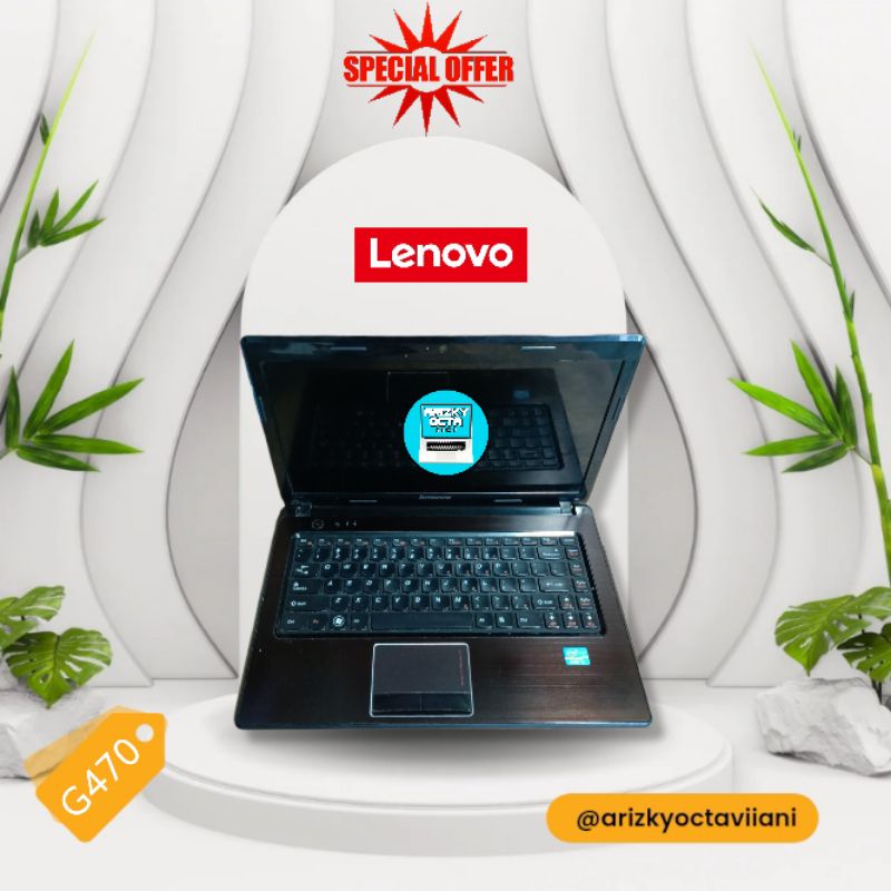 Lenovo G470 Intel Core i5-2 Ram 4GB Hdd 320GB VGA INTEL Webcam Dvd Wifi Bergaransi Bonus Tas