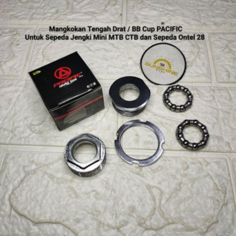 BB Cup Com crank Mangkok Mangkokan Gear Tengah PACIFIC Sepeda MTB Mini Minion Jengki