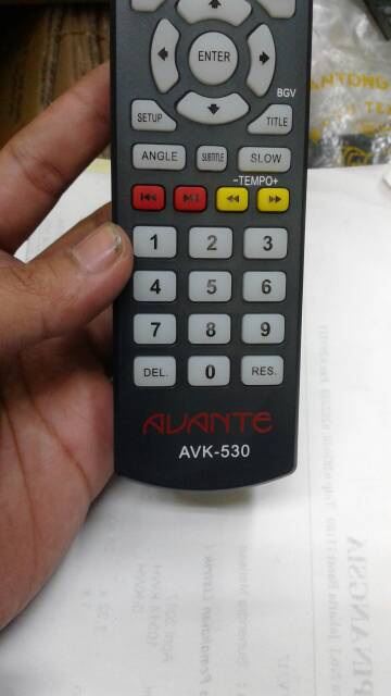 REMOTE DVD KARAOKE AVANTE AVK 530 ORIGINAL