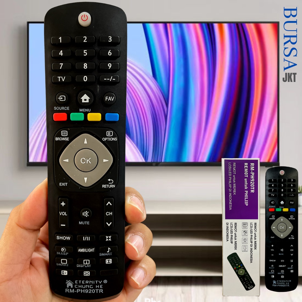 REMOTE REMOT TV PHILIPS UNIVERSAL  LED SMART TV ANDROID CH920TR