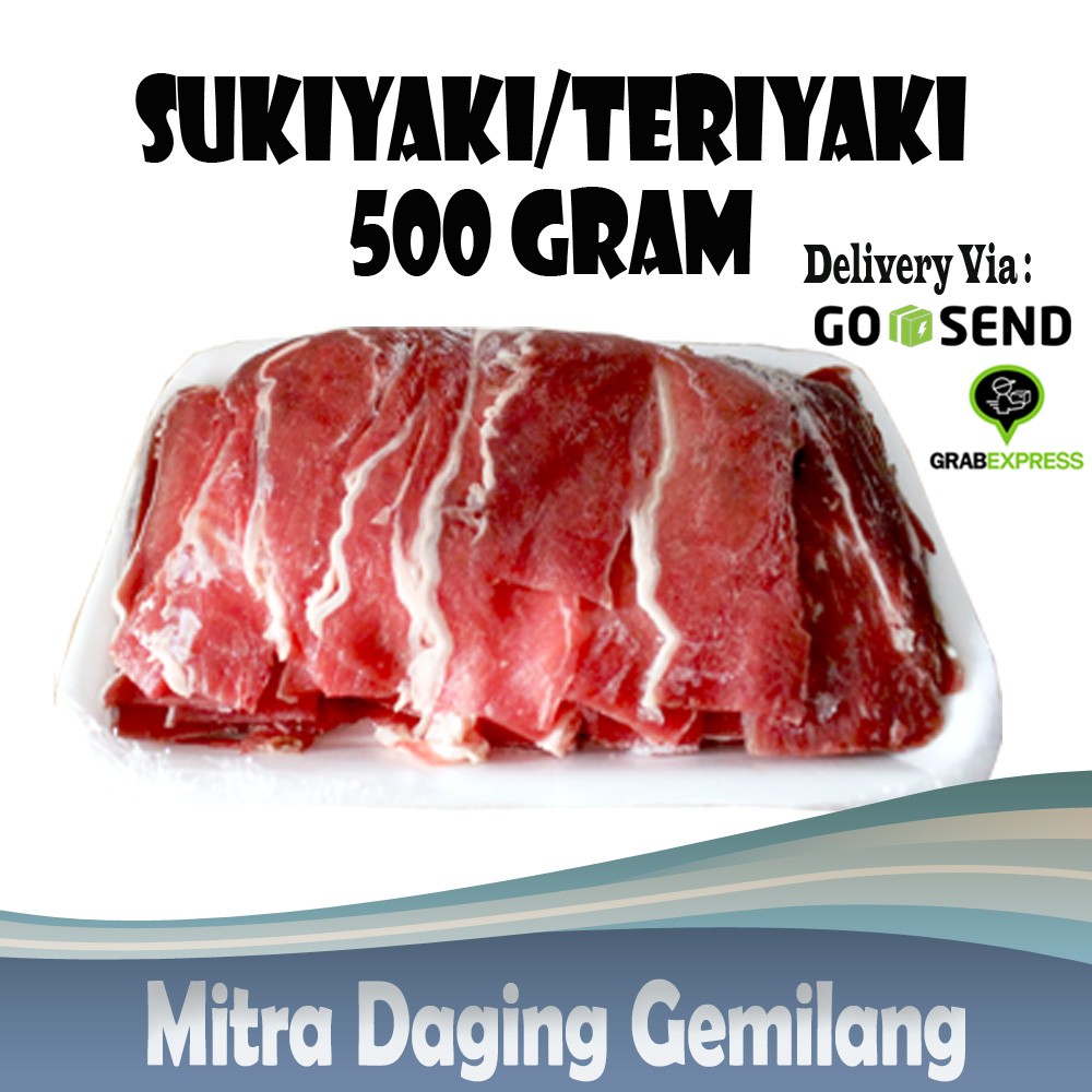 

Sukiyaki/Teriyaki Slice 500 gr