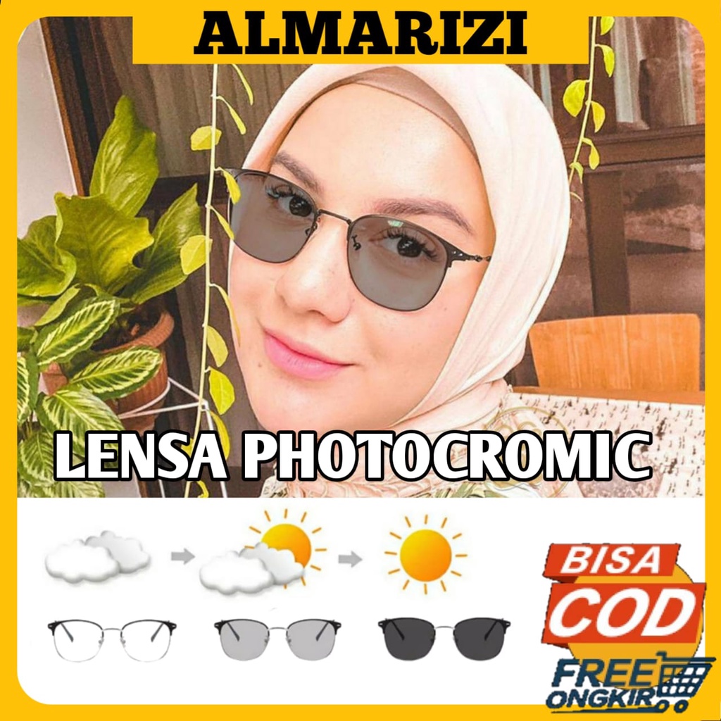 PROMO - KACAMATA PHOTOCROMIC - KACAMATA LENSA PHOTOCROMIC FHASION WANITA/PRIA