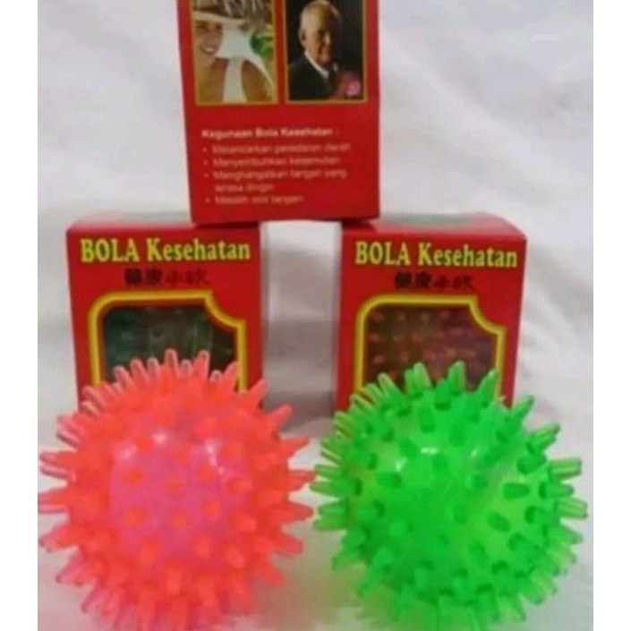 Bola duri karet terapi kesehatan reflexi pijat akupuntur