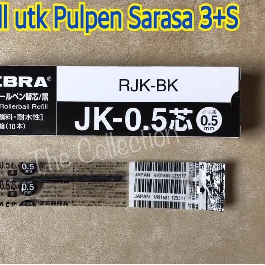 

✸ Refill R JK-BK Zebra G301 Pulpen isi ulang G-301 hitam 0.5mm ATK556SR ➪