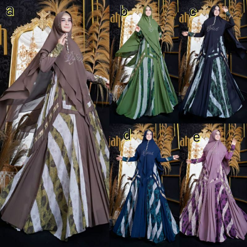 DIJAH BY DIJAH GAMIS SYARI ORIGINAL GAMIS SYARI TERBARU BAJU SYARI SET SYARI GAMIS SYARI PREMIUM