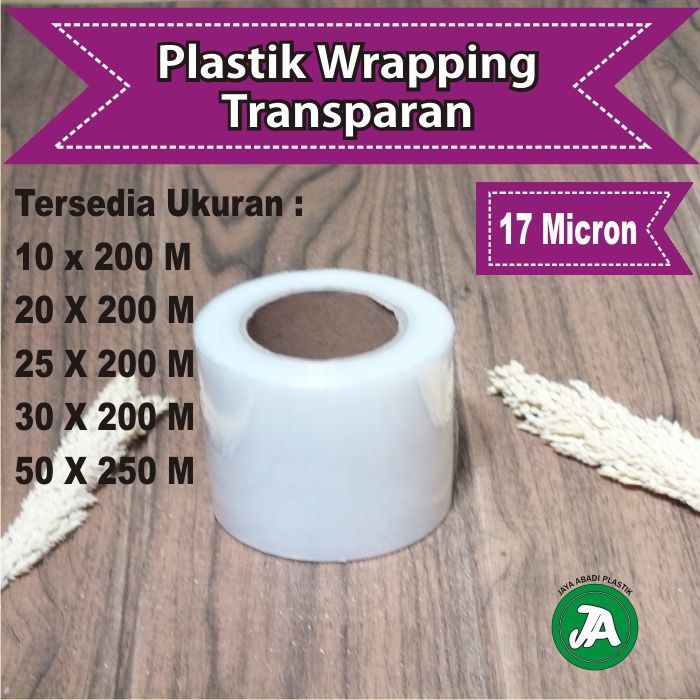 

Plastik Wrapping Barang Transparan Bening