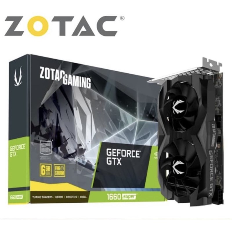 VGA ZOTAC GAMING GEFORCE GTX 1660 SUPER TWIN FAN/GTX1660 SUPER 6GB