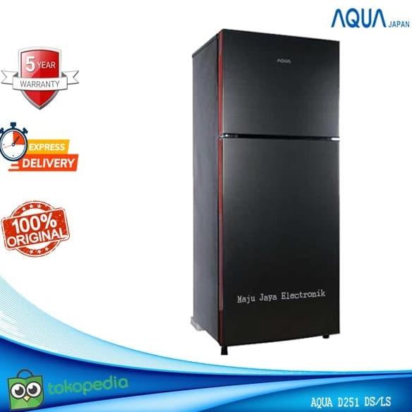 Kulkas 2 Pintu Aqua Sanyo D251 Tanpa Bunga Es Low Watt