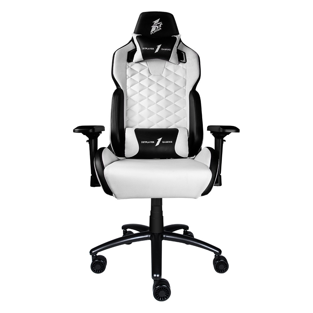 1stplayer Dk2 Black White High Density Molded Foam Gaming Chair Shopee Indonesia